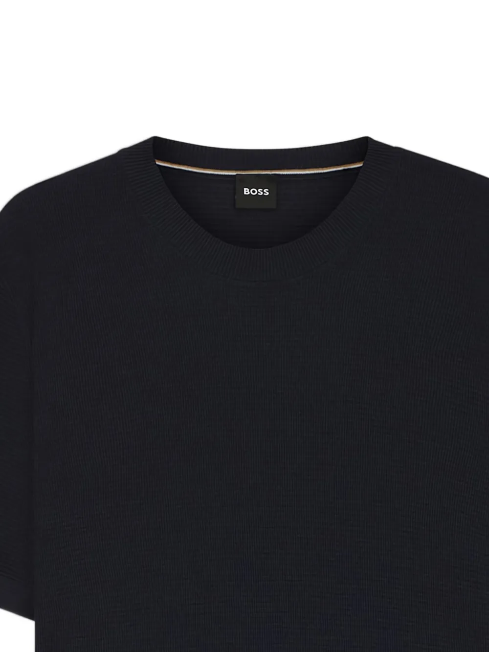 BOSS T-shirt met ronde hals Blauw