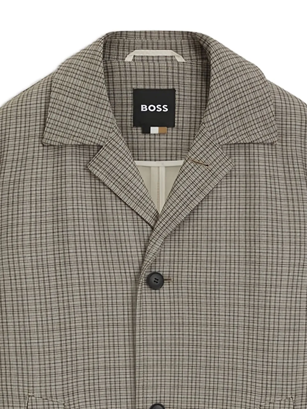 BOSS checked single-breasted coat | Single Breasted Coats | Image 2