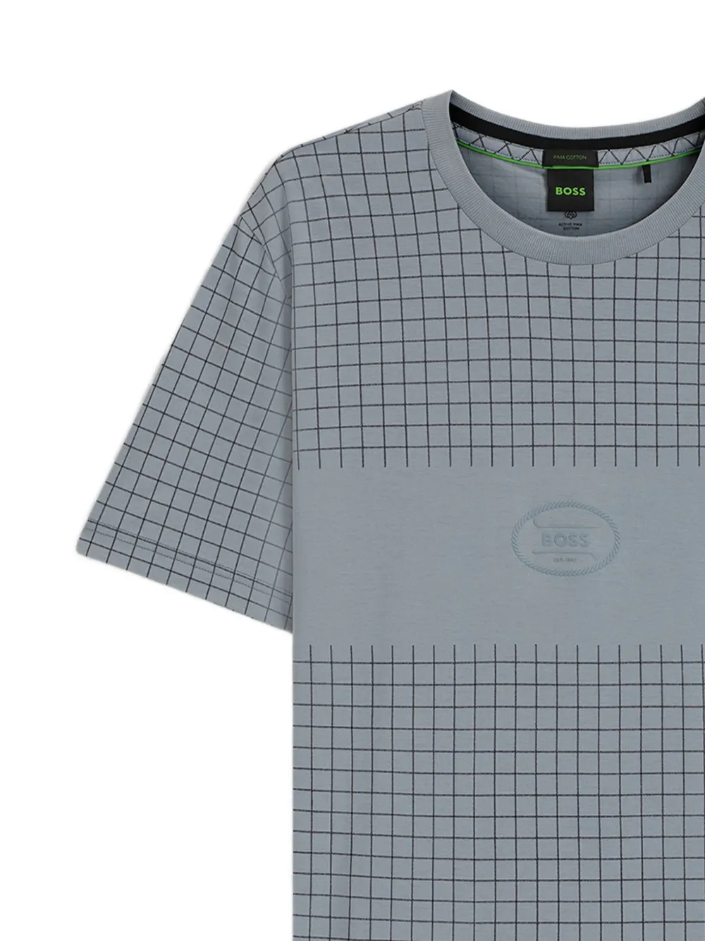 BOSS T-shirt met print - Grijs