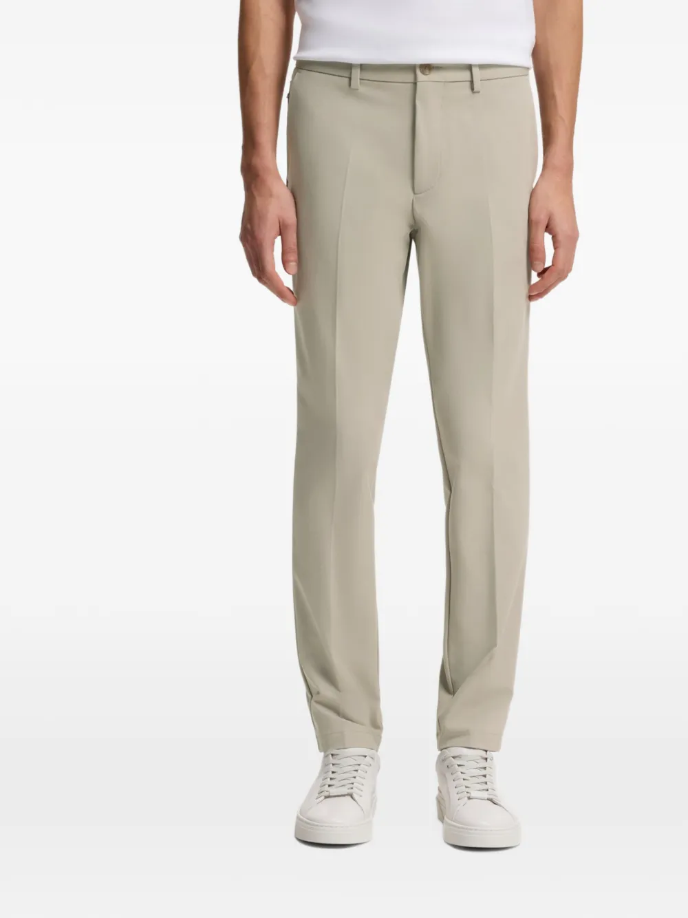 BOSS Regular-fit broek Beige