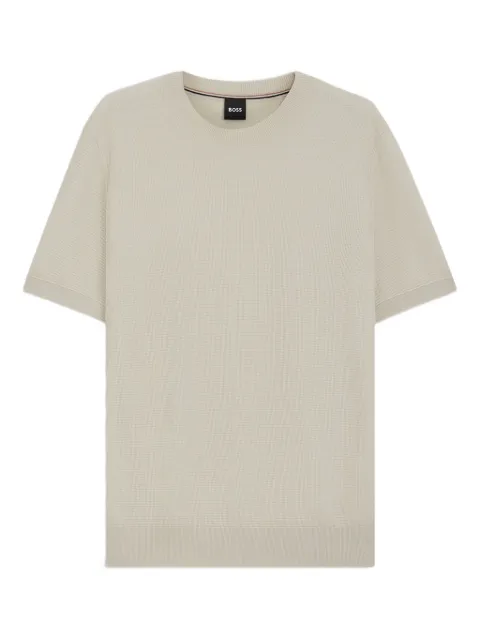 BOSS Gebreid T-shirt