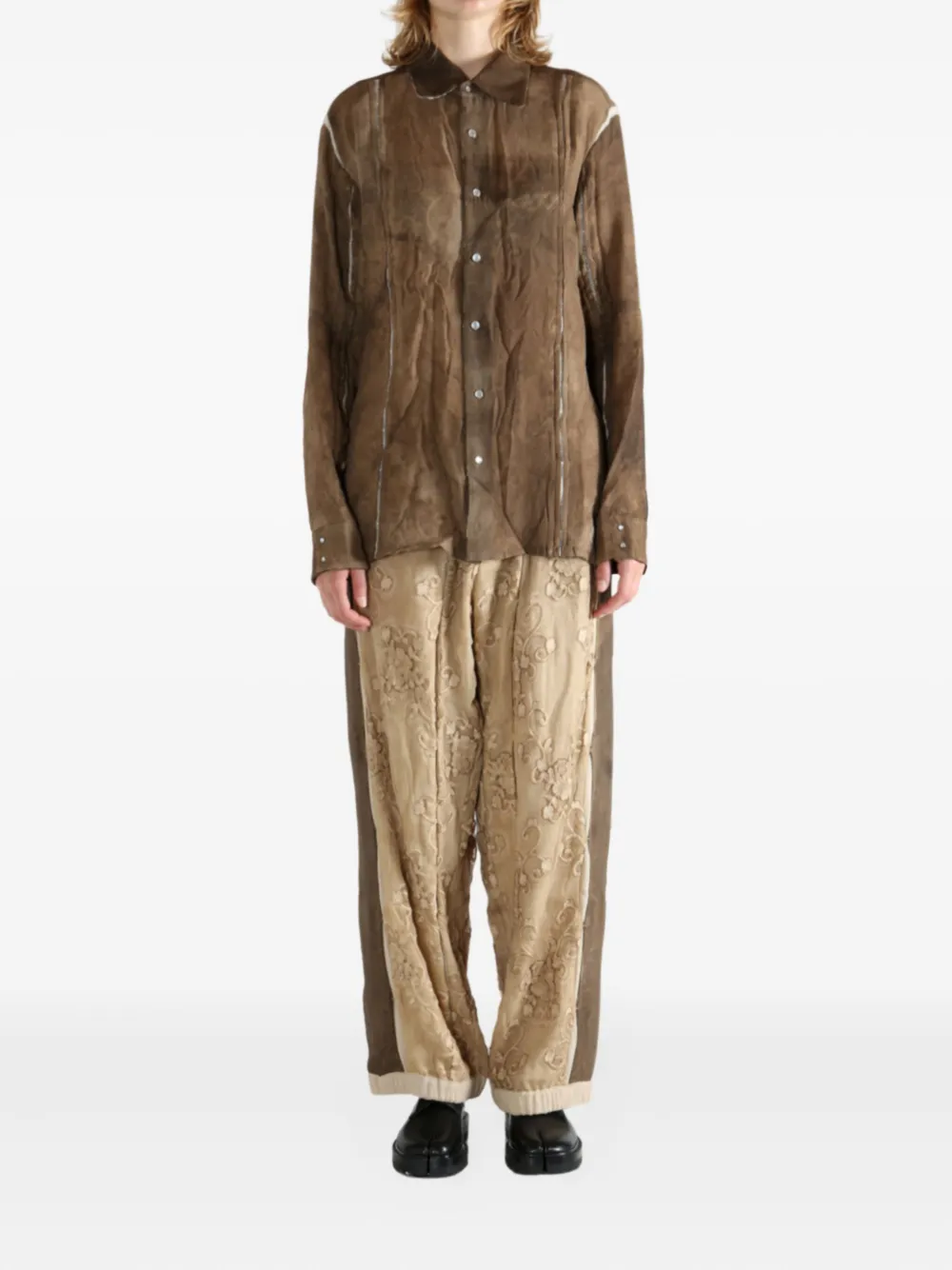 COMMUNS long-sleeves shirt - Bruin