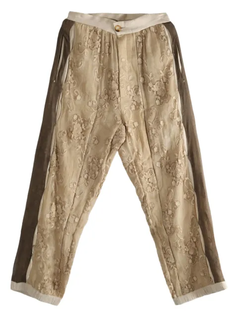 COMMUNS floral-detail trousers