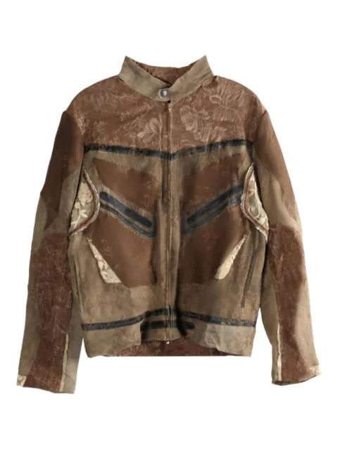 COMMUNS distressed-effect jacket