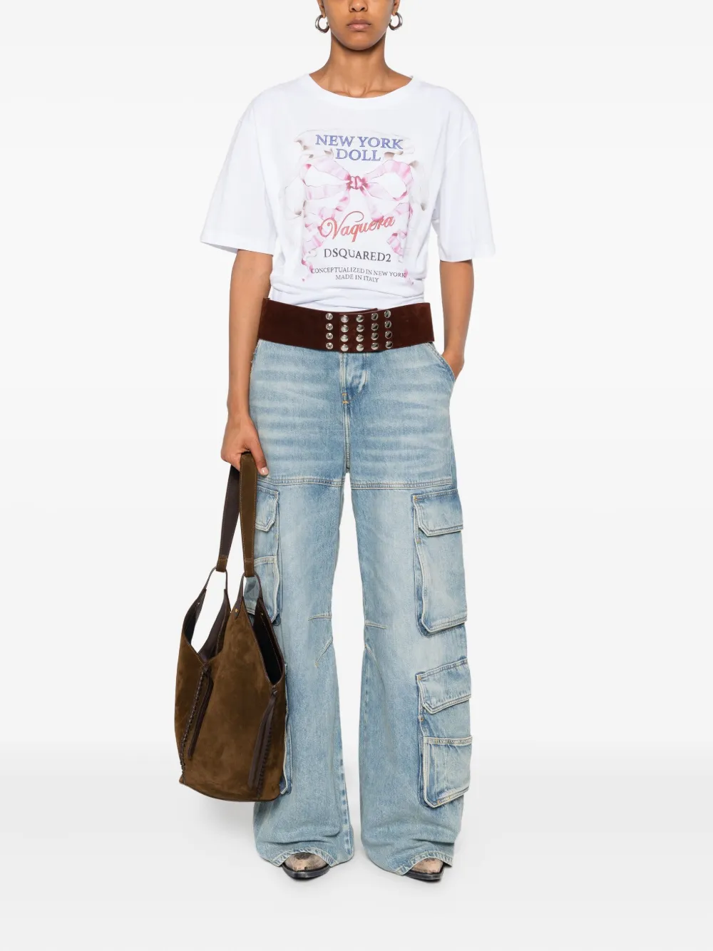 DSQUARED2 crew-neck front-print top | T-Shirts & Jersey Shirts | Image 2