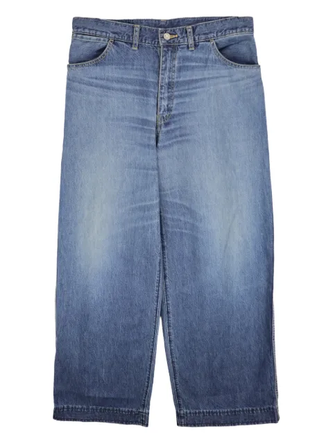 N.HOOLYWOOD faded-wash cotton denim jeans