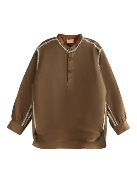 COMMUNS frayed-detail blouse