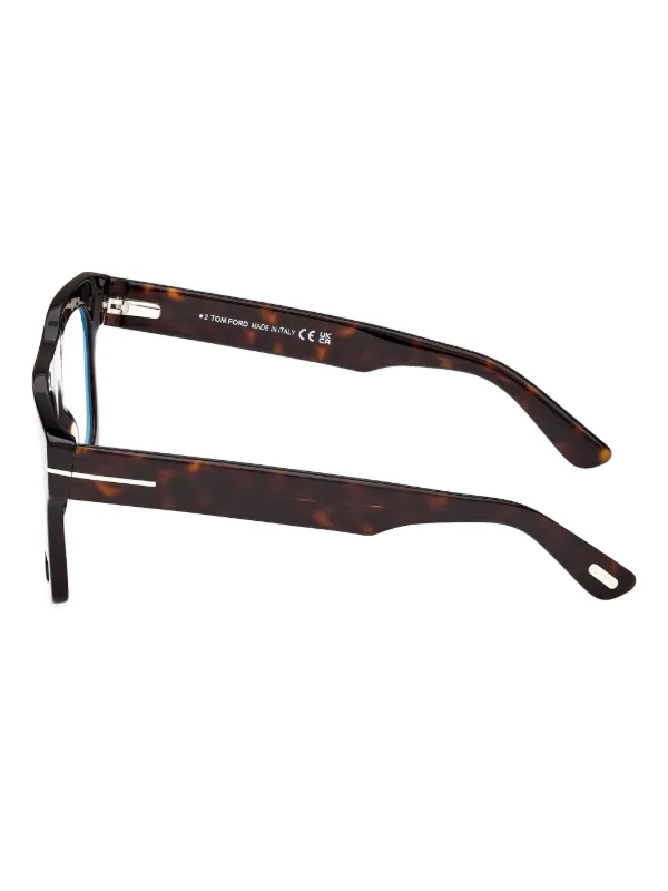 TOM FORD スクエアフレームメガネ 【公式通販】