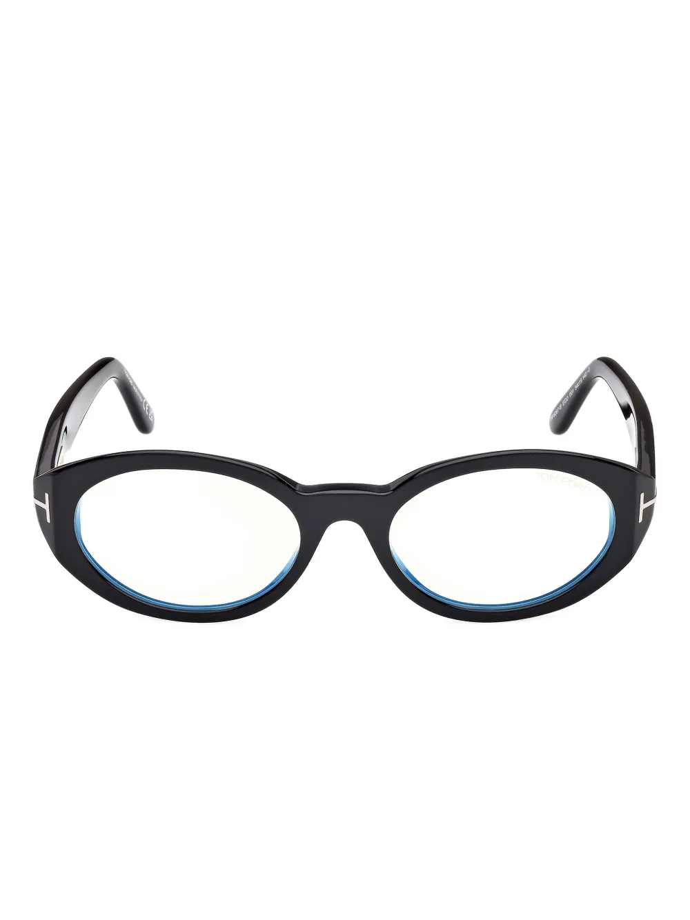 Tom Ford Oval-frame Glasses In Black