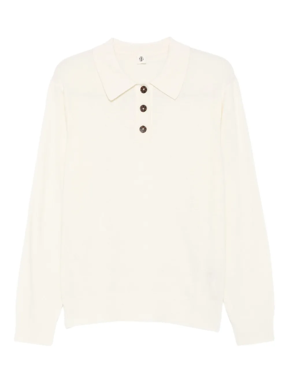 The Garment long-sleeve polo shirt | Neutrals | Image 1