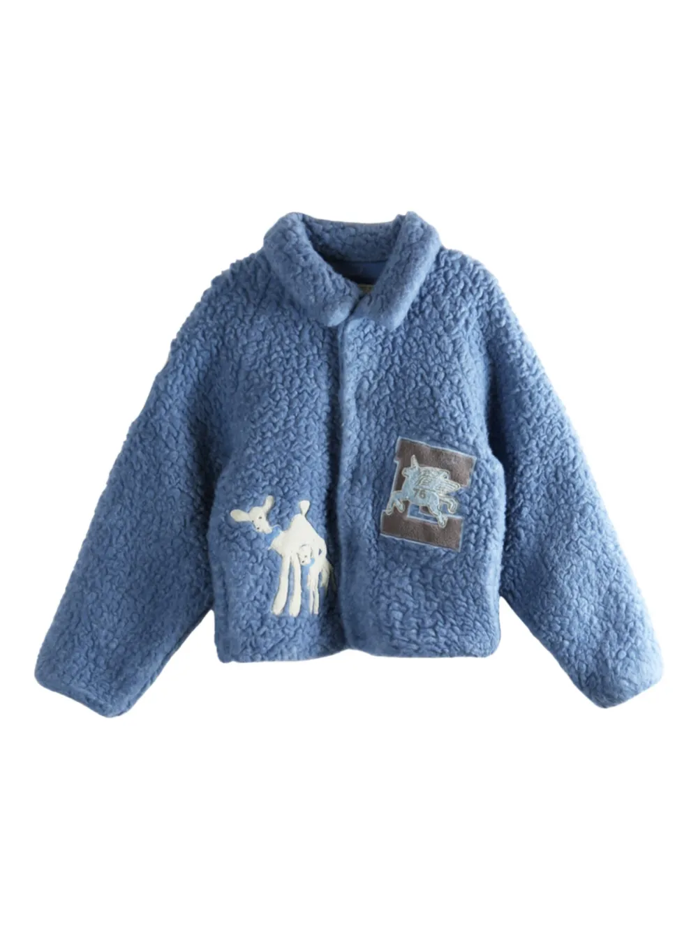ERL embroidered-patch jacket | Blue | Image 1