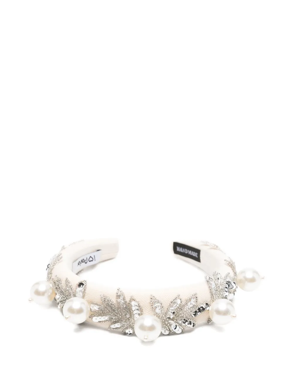 Parlor pearl-embellished sequined headband | Image 2