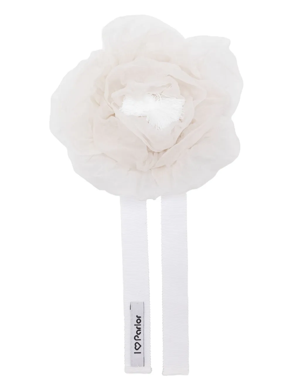 Parlor flower-detail choker necklace | White | Image 1