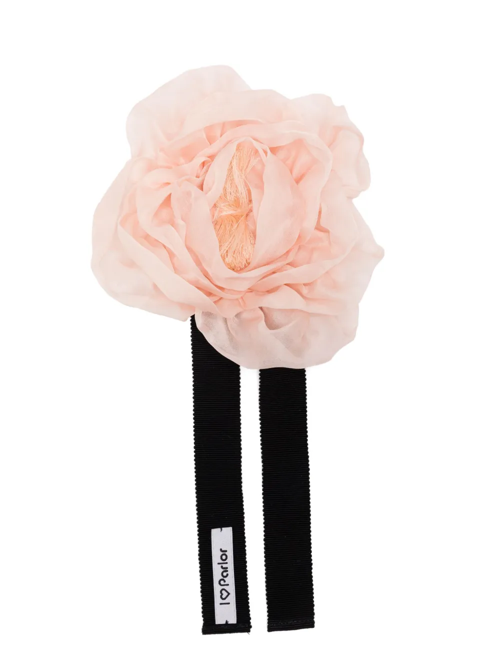 Parlor Silk-flower Choker Necklace In Pink