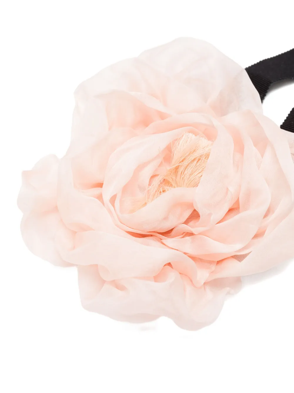 Parlor Silk-flower Choker Necklace In Pink