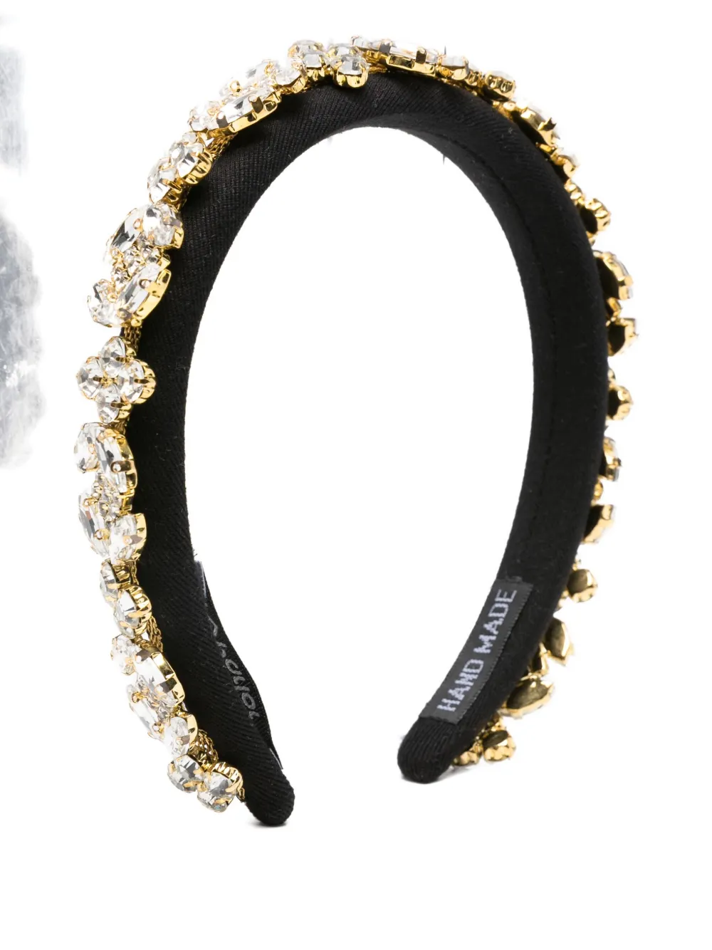 Parlor Crystal-embellished Headband In Black