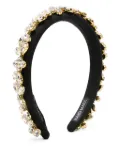 Parlor crystal-embellished headband - Black
