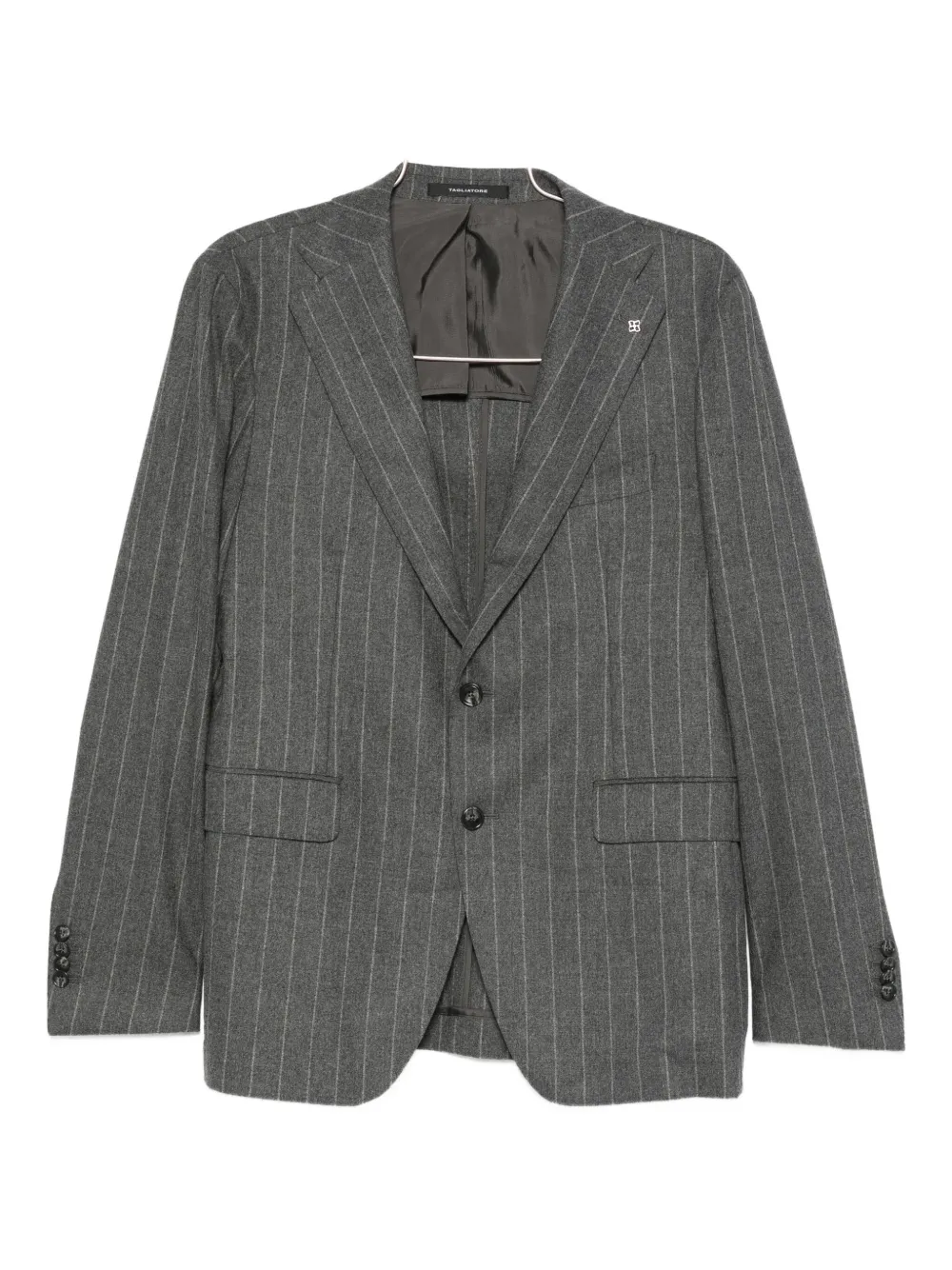Tagliatore pinstripe single-breasted suit Grijs
