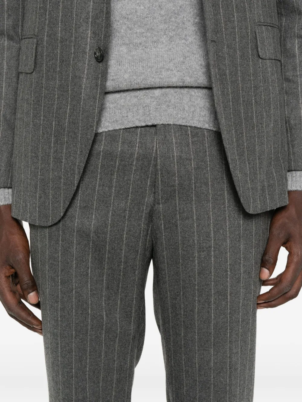 Tagliatore pinstripe single-breasted suit Grijs