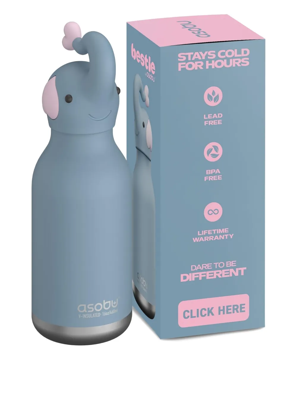 Asobu Elephant Bestie bottle | Water Bottles & Travel Mugs | Image 2