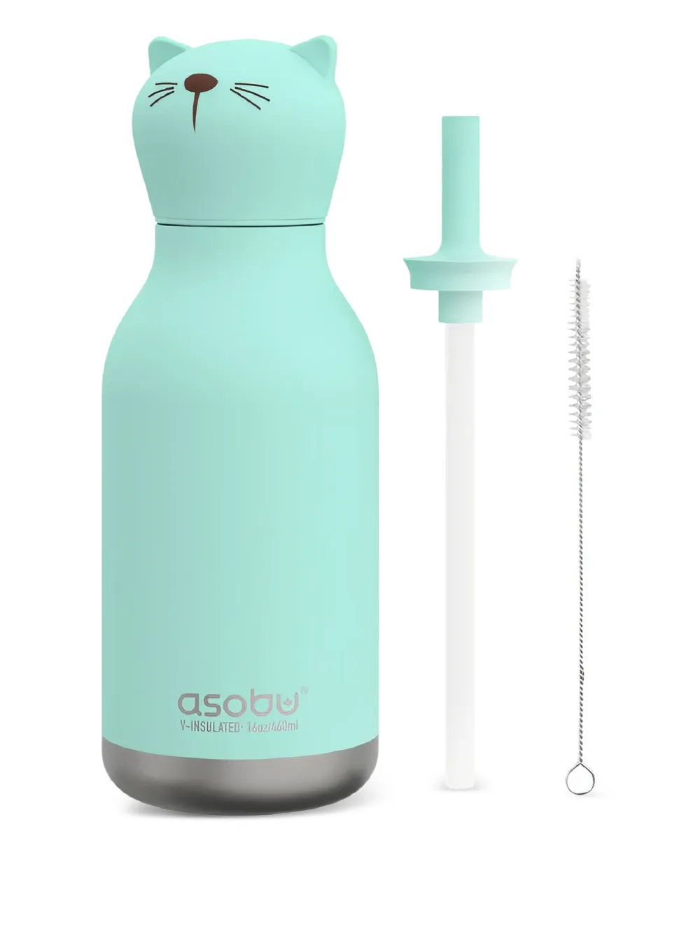 Asobu Kitty Bestie Bottle (20cm X 8cm) In Blue