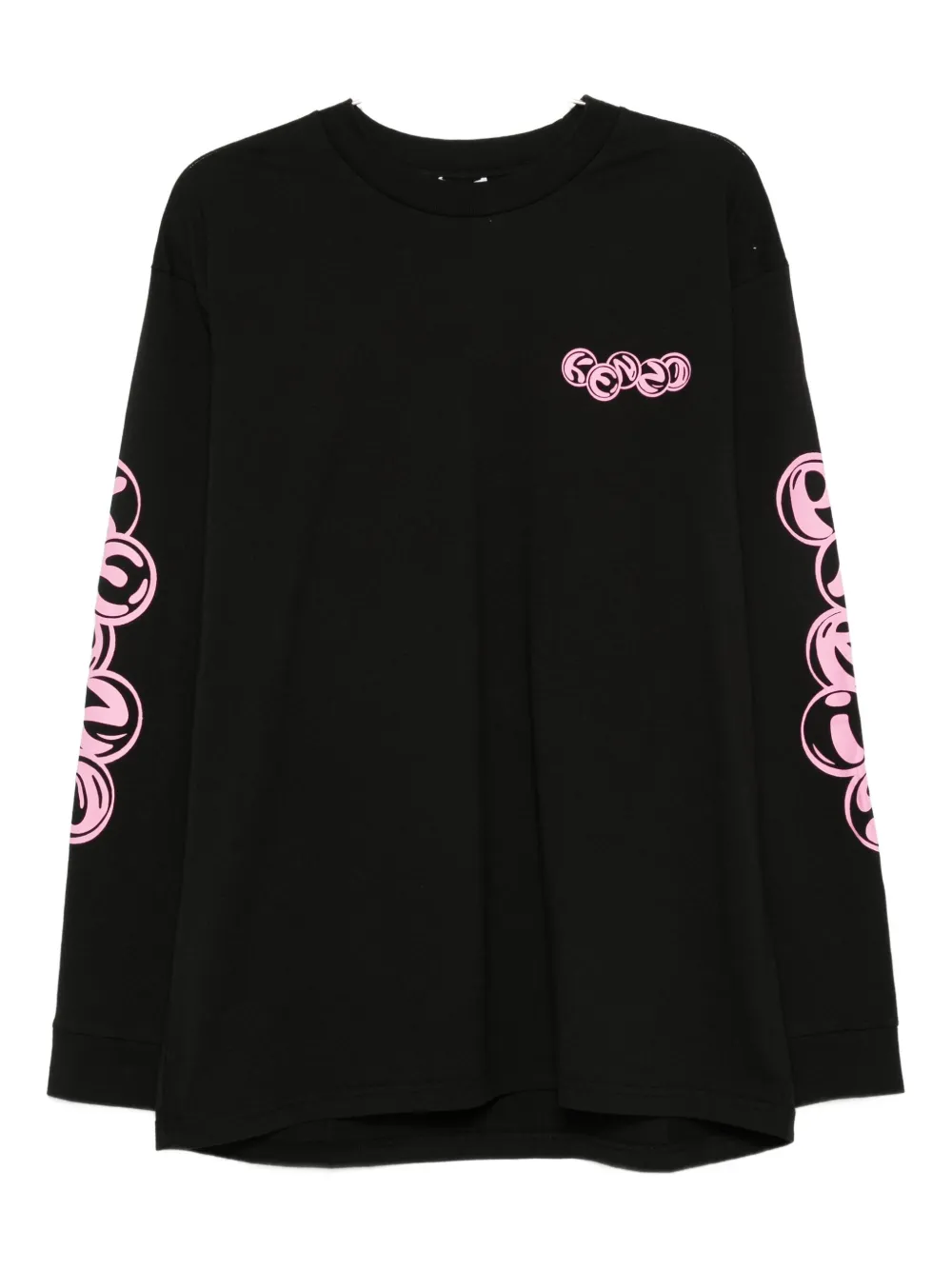Kenzo long-sleeve T-shirt Zwart
