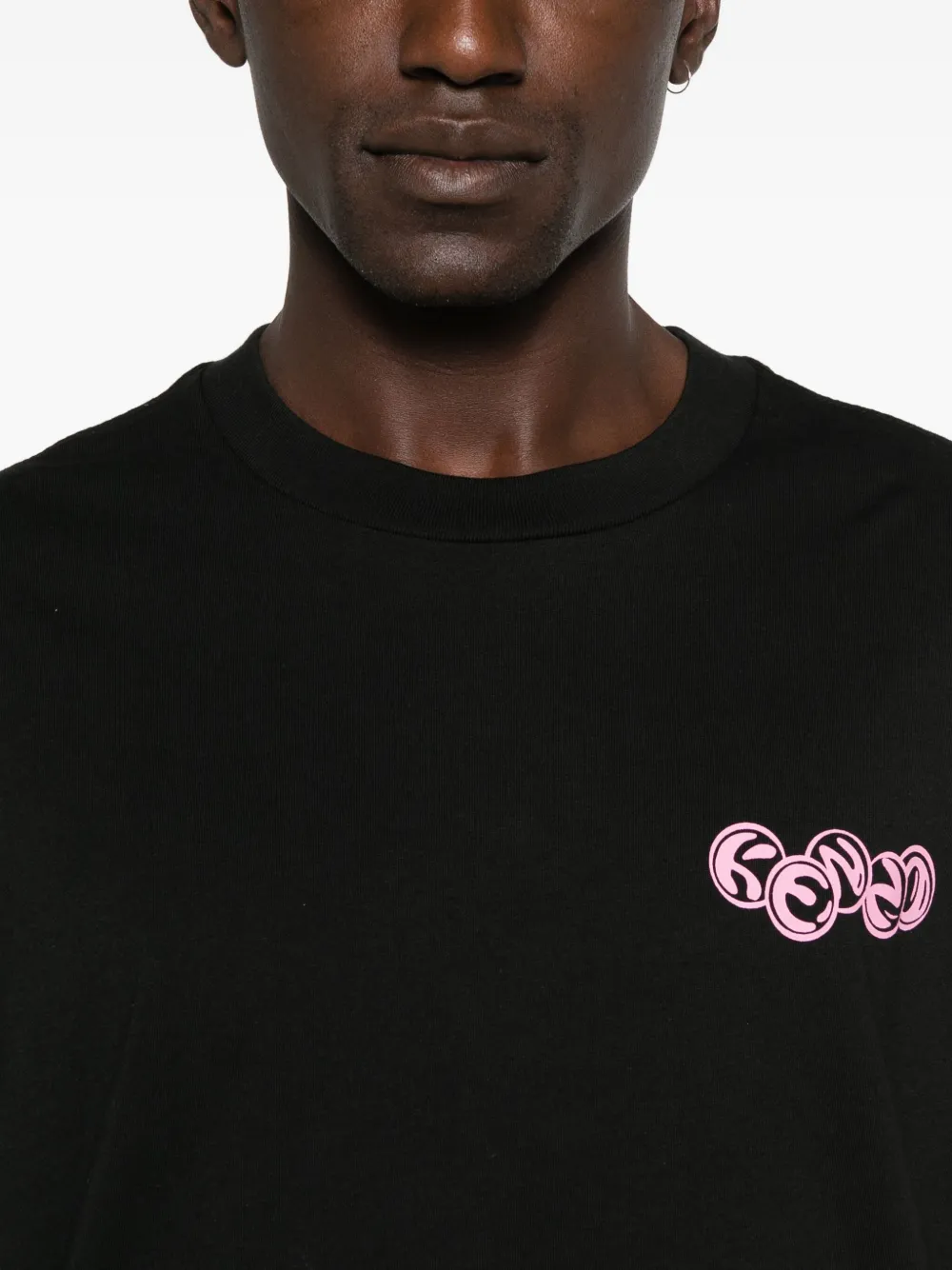 Kenzo T-shirt met lange mouwen Zwart