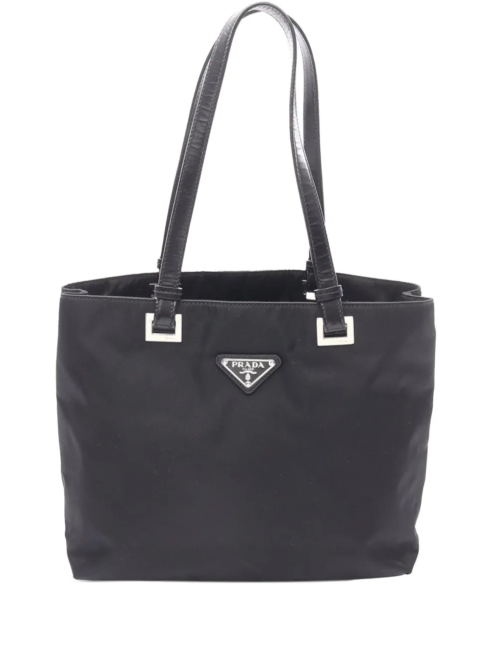 Prada Pre-Owned 2013-2025 Tessuto tote bag - ブラック Prada Pre-Owned 2013-2025 Tessuto tote bag - ブラック