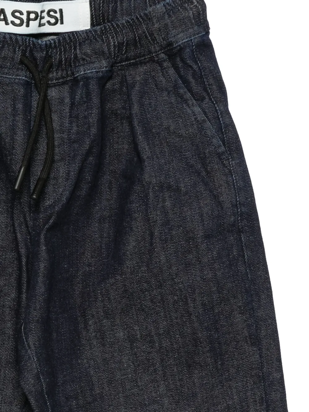 Aspesi Kids Spijkerbroek met elastische tailleband Blauw