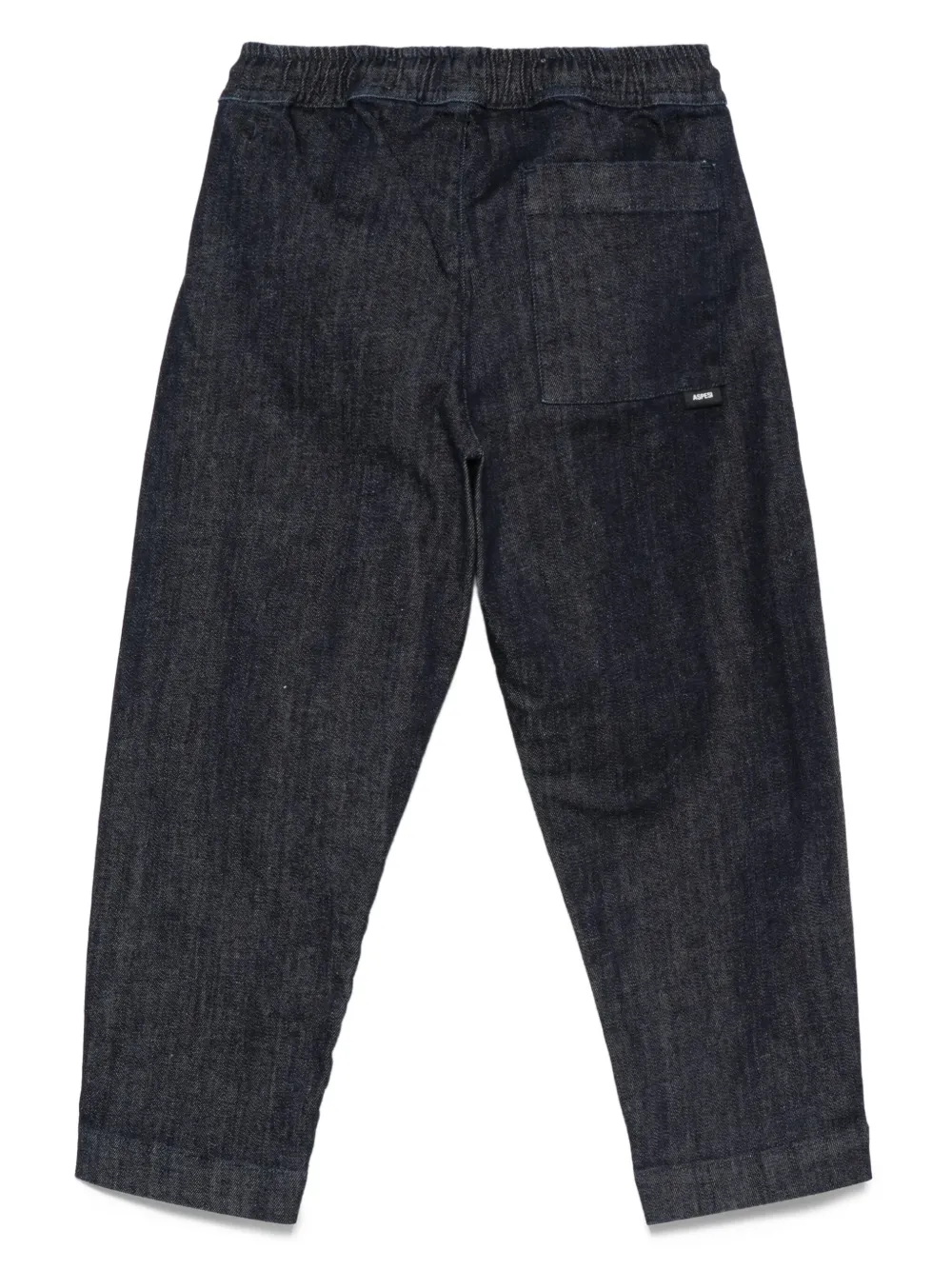 Aspesi Kids Spijkerbroek met elastische tailleband Blauw