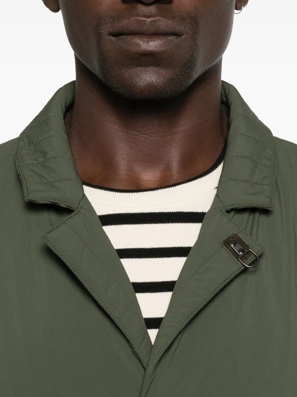 Fay Button-fastening Flap-pocket Jacket In Green