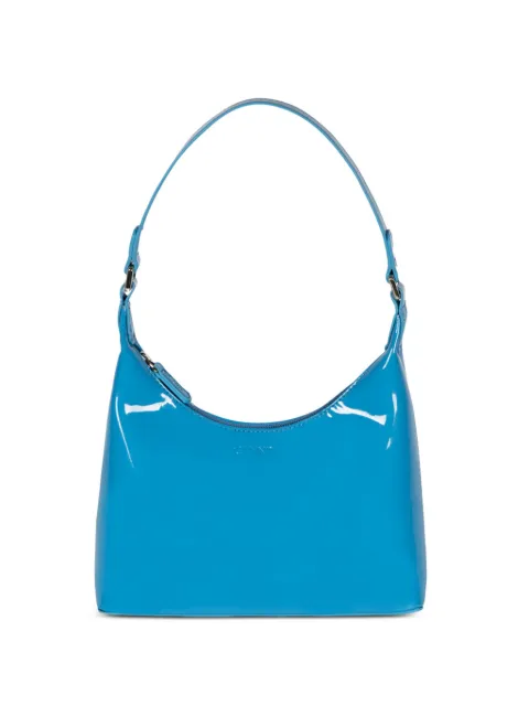 GLYNIT Molly patent-leather top-handle shoulder bag