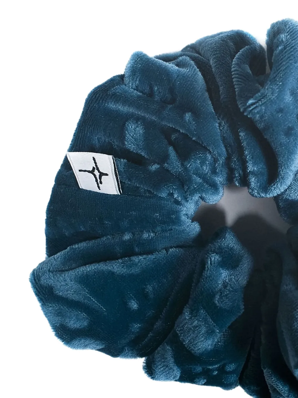 Spark Le Monde Velvet Scrunchie In Blue