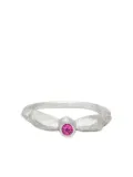 d'Alma pink-sapphire ring - Silver