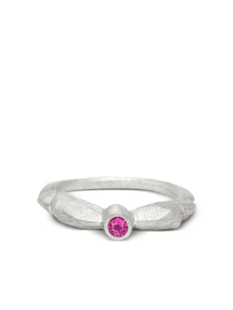 d'Alma anillo con zafiro rosa