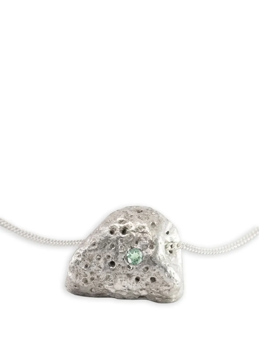 d'Alma collar con gemas texturizadas | plateado | Image 1
