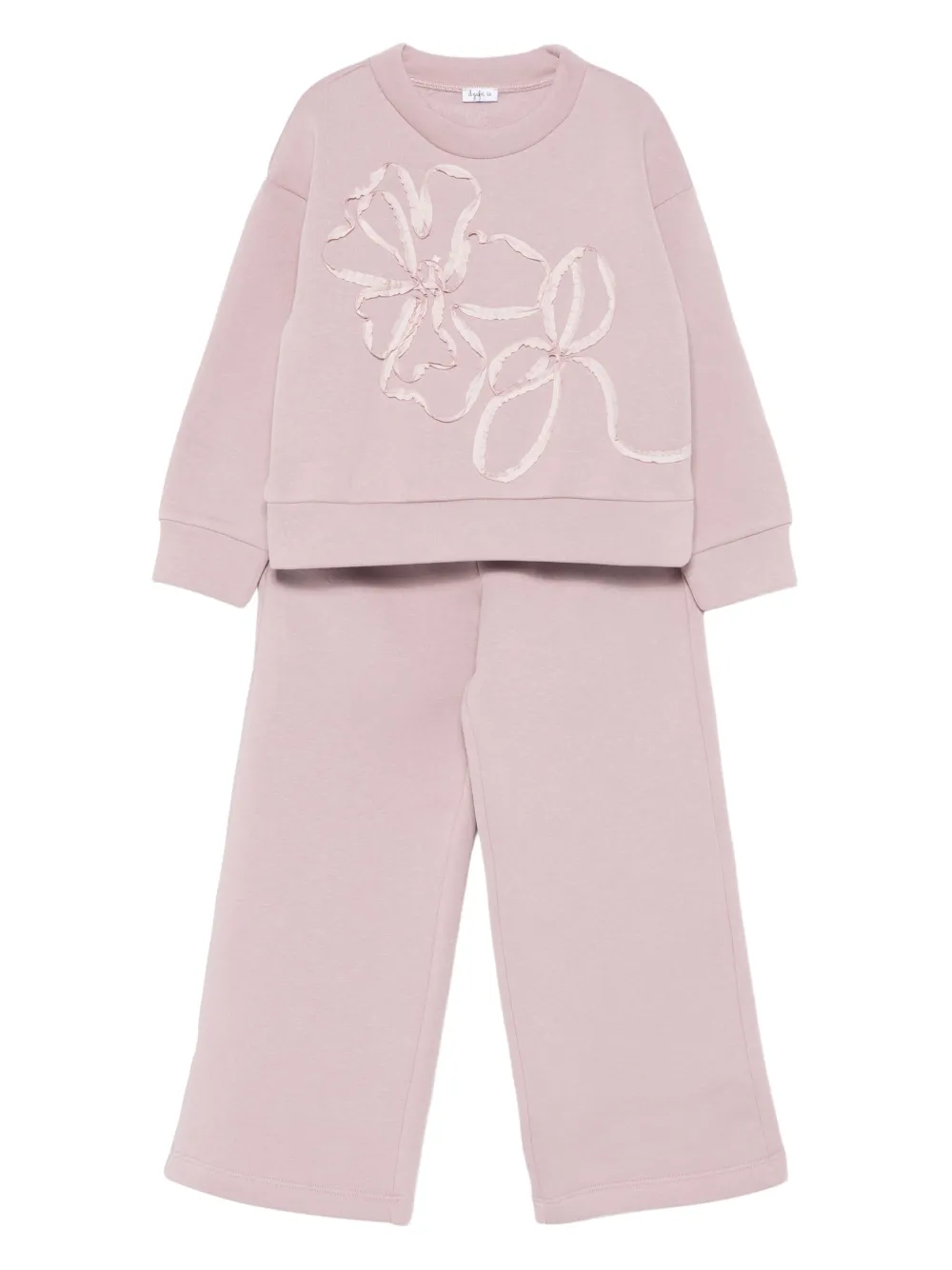 Il Gufo flower-motif tracksuit | Purple | Image 1