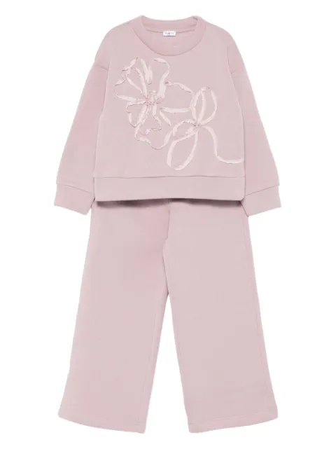 Il Gufo flower-motif tracksuit