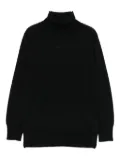 Paolo Pecora Kids turtleneck wool sweater - Black