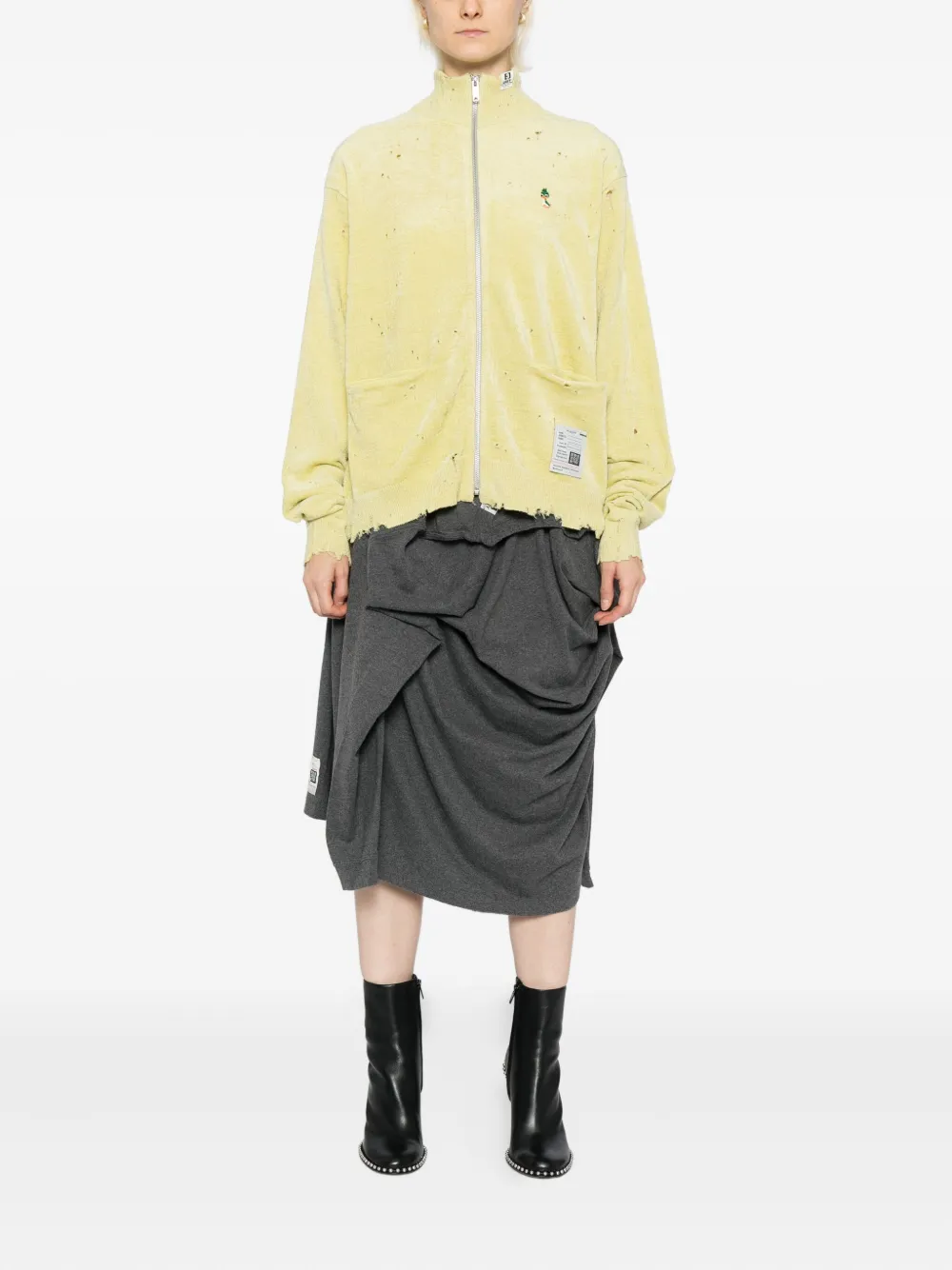 Maison MIHARA YASUHIRO logo embroidery cardigan | Cardigans | Image 2