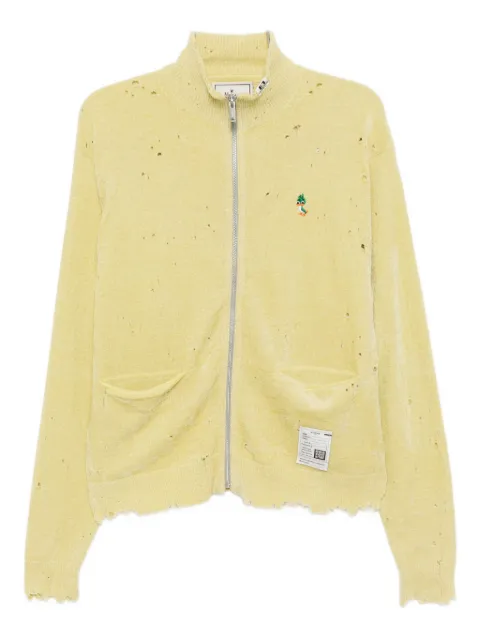 Maison MIHARA YASUHIRO logo embroidery cardigan