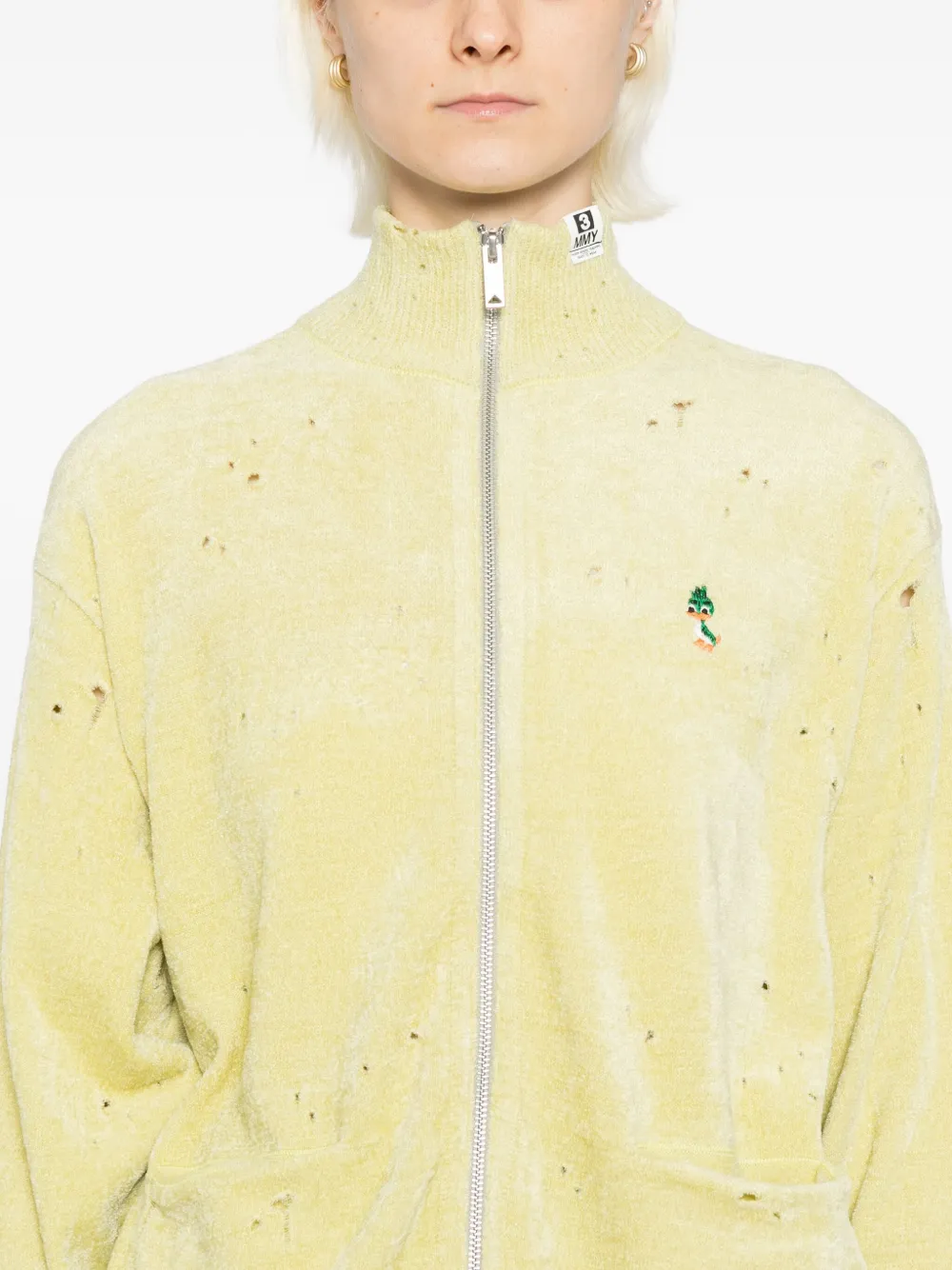 Maison MIHARA YASUHIRO Vest met geborduurd logo Geel