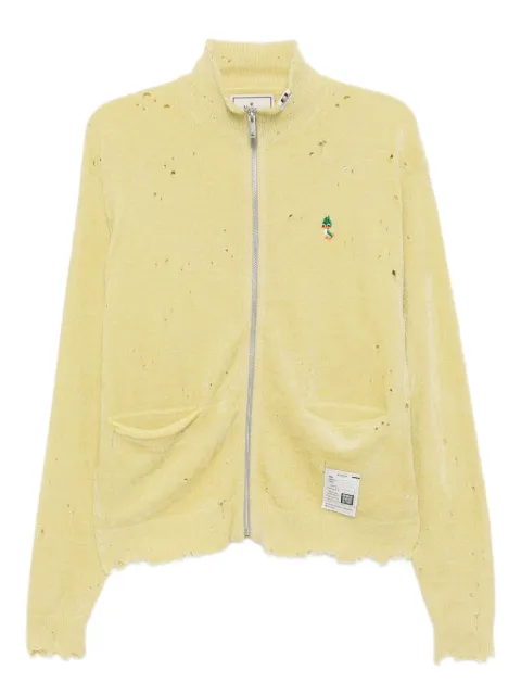 Maison MIHARA YASUHIRO logo embroidery cardigan