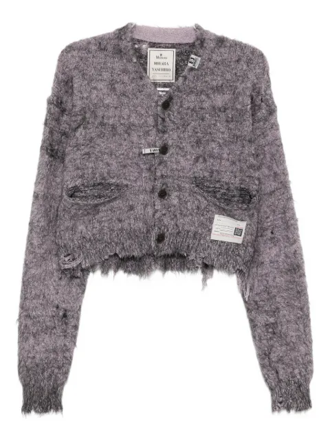 Maison MIHARA YASUHIRO raw edge cardigan