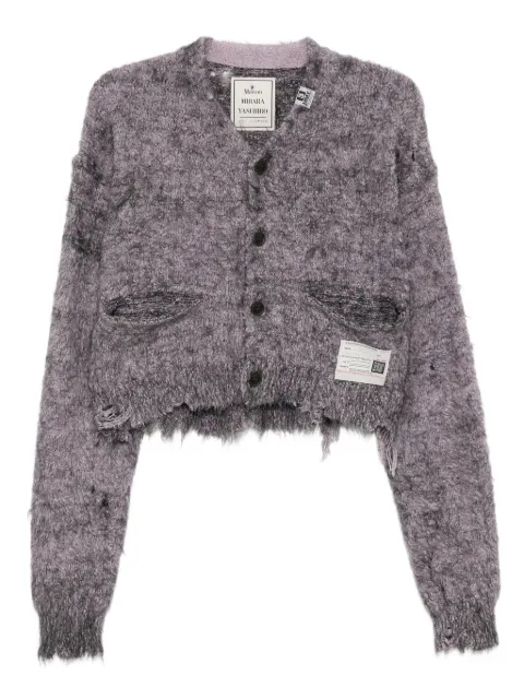 Maison MIHARA YASUHIRO raw edge cardigan