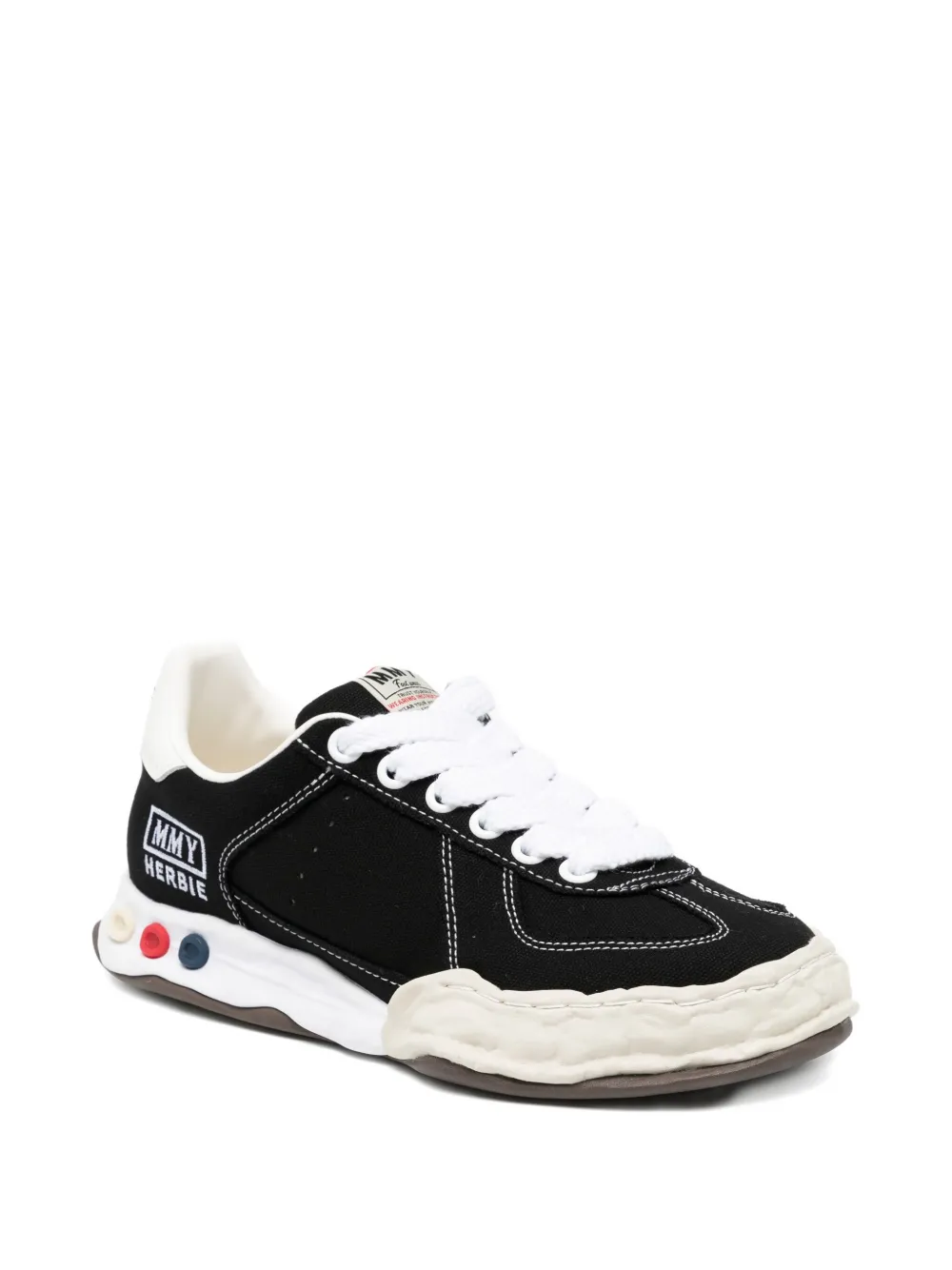 Maison MIHARA YASUHIRO Herbie OG sneakers met zool Zwart