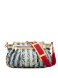 Louis Vuitton Pre-Owned 2006 Monogram Denim Porte Epaule Raye Cabas MM crossbody bag - Blue