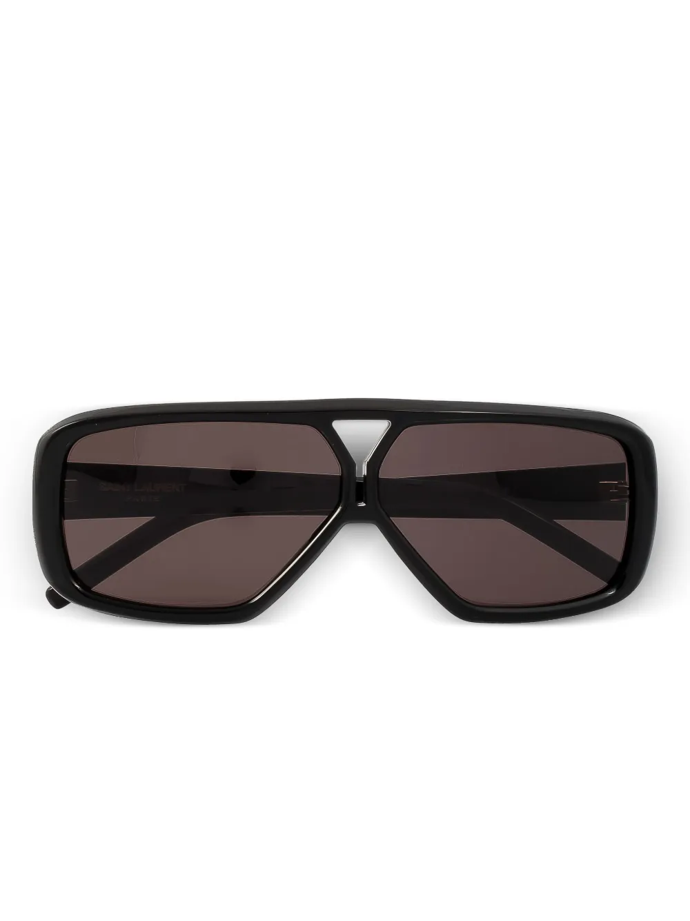 Saint Laurent Eyewear Occhiali da sole a doppio ponte - Nero