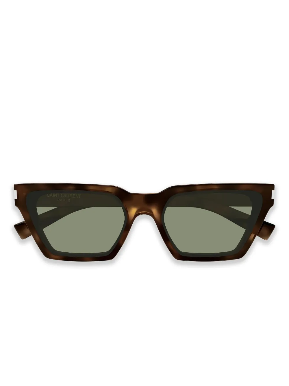 Saint Laurent Calista Acetate Cat-eye Sunglasses In Brown