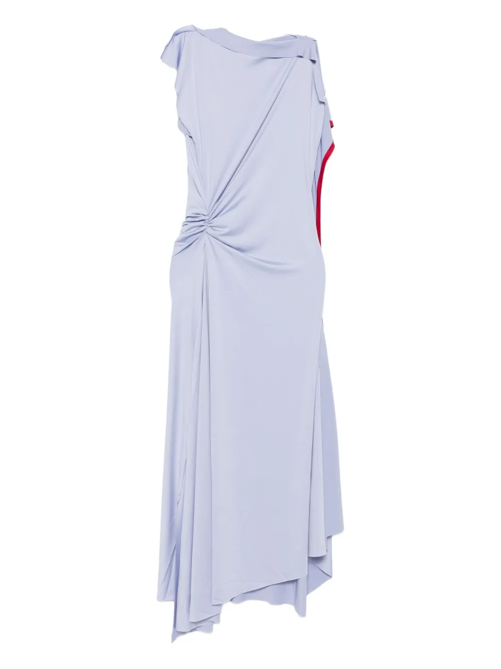 Victoria Beckham draped-bodice dress Blauw